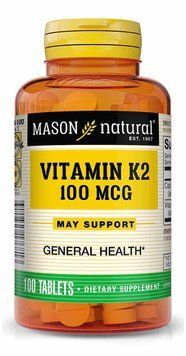 Mason Natural Vitamin K2 100 mcg Витамин К2 100 таблеток 937179 фото