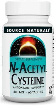 Source Naturals N-Acetyl Cysteine 600mg - 60 Tablets 1452217 фото