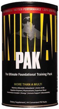 Universal Nutrition Animal Pak 44 капсулы (Универсальное питание Енимал флекс) 392585 фото