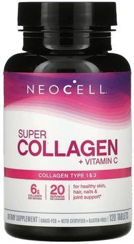Neocell Super Collagen+C Type 1 & 3 120 Tabs Супер Коллаген. Тип 1 и 3 534427 фото