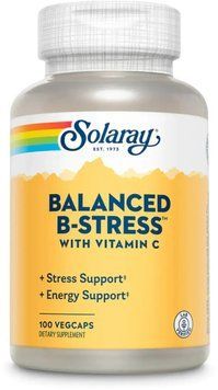 Solaray Balanced B Stress - 100 Veg Capsules 1452883 фото
