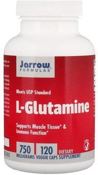 Jarrow Formulas L-Glutamine 750 mg 120 Veggie Caps L- глютамин 534511 фото
