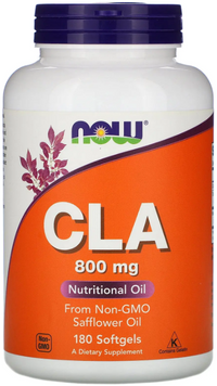 Now Foods CLA Кон'югована лінолева кислота 800 мг 180 капсул 1158635 фото