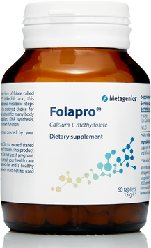 Metagenics FolaPro L-5-метилтетрагидрофолат 800 мкг 60 таблеток 1091404 фото