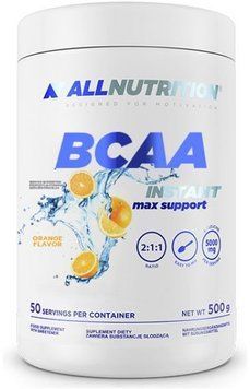 Амінокислота для спорту All Nutrition BCAA Max Support Instant 500 g /50 servings/ Orange 580261 фото