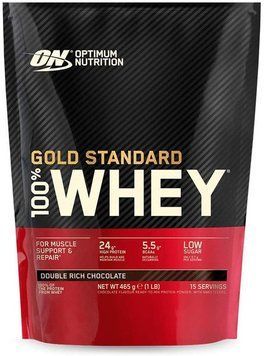 Протеин Optimum Nutrition 100% Whey Gold Standard 465 g / 15 servings / Double Rich Chocolate 586003 фото