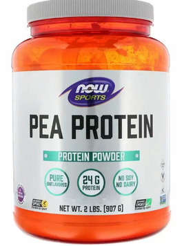 Протеин Now Foods Pea Protein 907 g /27 servings/ Unflavored 800980 фото