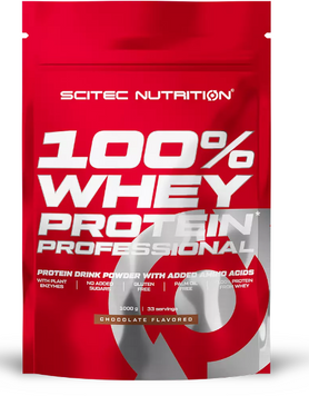 Протеїн Scitec Nutrition Whey Protein Professional 1000 g / 33 servings / chocolate 1016677 фото