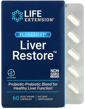 Life Extension FLORASSIST Liver Restore Витамины для восстановления печени 60 капсул 1159474 фото