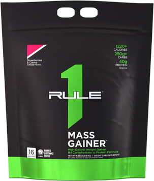 Гейнер Rule 1 Mass 5180 g / 16 servings / Strawberries and cream 1155927 фото