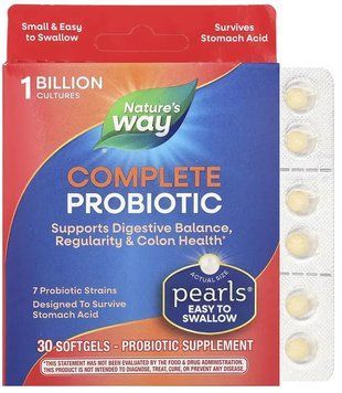 Nature's Way Pearls Complete Probiotic - 30 softgels 1453367 фото