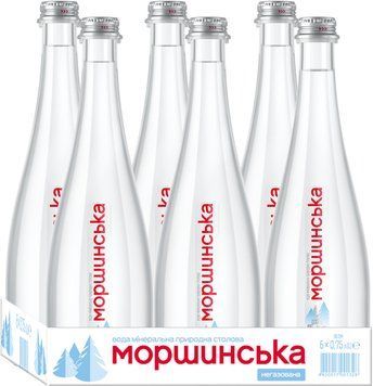 Вода Моршинська Премиум минеральная природная столовая негазированная 6х0.75 л (DS4820017001328) 1090956 фото