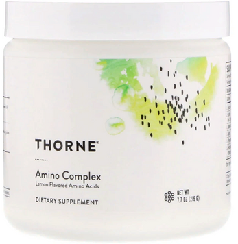 Thorne Research, Amino Complex, Lemon, 7.7 oz (219 g) (THR-00366) 608405 фото