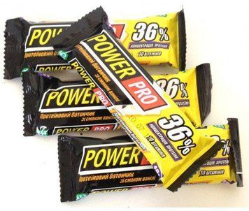 Power Pro Протеиновый батончик 36% 60 g ваниль 423034 фото