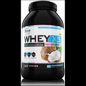Genius Nutrition Whey-X5 2000 g / 61 servings / Chocolate-Coconut 1097253 фото
