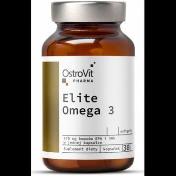 OstroVit Pharma Elite Omega 3 30 caps / 30 servings 1114677 фото