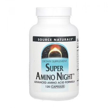 Source Naturals Super Amino Night - 120 caps 1470749 фото