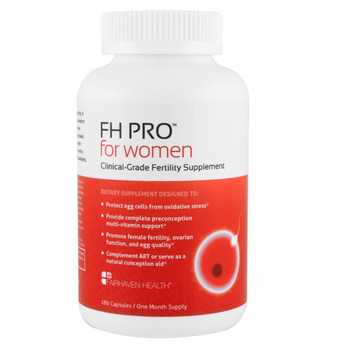 Fairhaven Health FH Pro for Women, Clinical-Grade Fertility Supplement, 180 Capsules (FHH-00217) 654824 фото