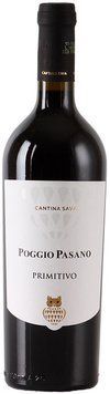 Вино Poggio Pasano Primitivo Puglia IGP, Cantina SAVA, красное сухое, 0.75л 13.5% (STA8019873968906) 801574 фото