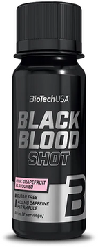 Передтренувальний комплекс BiotechUSA Black Blood Shot 20х60 ml/Pink grapefruit 1017280 фото