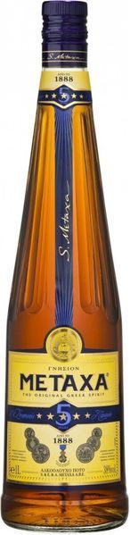 Бренди Metaxa (5 звезд) 1л (BDA1BR-YFK100-002) 649970 фото Бренди Metaxa (5 звезд) 1л (BDA1BR-YFK100-002) 649970 фото