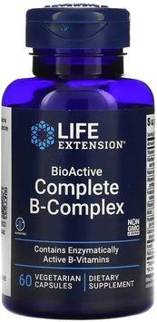 Life Extension BioActive Complete B-Complex - 60 veg capsules 1461025 фото