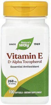 Nature's Way Vitamin E D-Alpha Tocopherol - 100 Softgels 1468778 фото