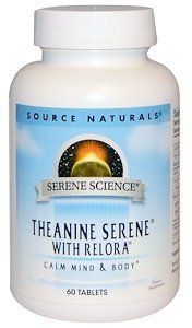 Source Naturals Serene Science, Theanine Serene with Relora, 60 Tab 417314 фото