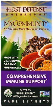 Fungi Perfecti MyCommunity 17 Mushroom Complex, 60 Veggie Caps (FPI-03812) 654825 фото