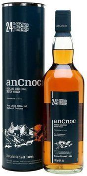 Віскі односолодовий An Cnoc 24 Years Old Single Malt 46% 0.7 л (BWR7330) 1250459 фото