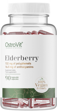 OstroVit Elderberry Чорна бузина 90 капсул 1072837 фото