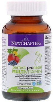 New Chapter Perfect Prenatal Multivitamin 96 Veg Tabs Мультівітаміни для вагітних 551849 фото