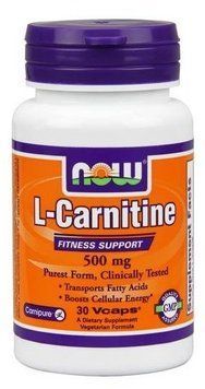 NOW Foods L-Carnitine 500 mg 30 caps 431583 фото