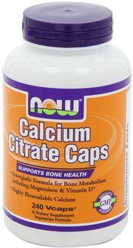 NOW Foods Цитрат кальция Calcium Citrate Veg Capsules 240 caps 416586 фото