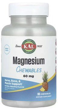 KAL Magnesium Chewables 60mg - 90 chewables 1461282 фото