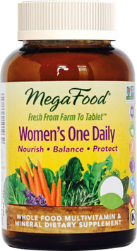 MegaFood Women's One Daily Whole Food Multivitamin & Mineral 90 Tabs Мультівітаміни і мінерали для жінок 552256 фото
