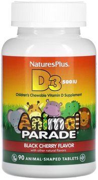 Nature's Plus Kids Vit D3 Chewable 500 IU - 90 Tablets 1455587 фото