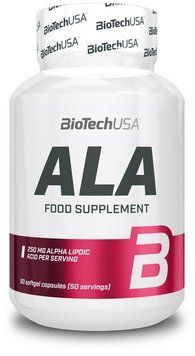 BioTechUSA Alpha Lipoic Acid Альфа-ліпоєва кислота 50 капсул 788632 фото