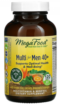 MegaFood Multi for Men Витамины для мужчин 40+ 120 таблеток 1116313 фото