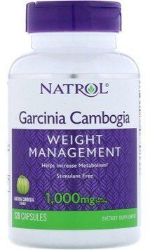 Natrol Garcinia Cambogi 1,000 mg 120 Caps Гарциния зниження апетиту 552422 фото