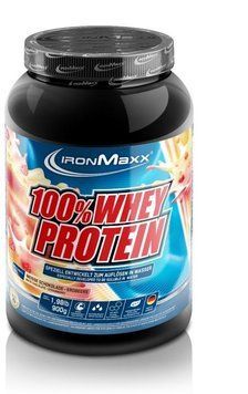 IronMaxx 100% Whey Protein 900 g /18 servings/ White Chocolate Strawberry 667739 фото