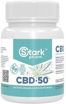 Stark Pharm Stark CBD 50mg - 30 Capsules 1458034 фото