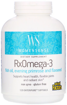 Natural Factors WomenSense RxOmega-3 120 Softgels (NFS-04913) 590292 фото