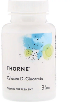 Thorne Research, Calcium D-Glucarate, 90 Capsules (THR-28002) 608406 фото