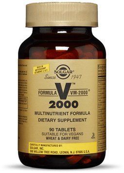 Solgar Formula VM-2000 Multinutrient Formula Солгар Мультівітаміни 90 таблеток 497227 фото