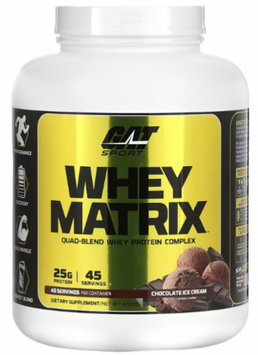 Протеин GAT Whey Matrix 2060 g / 45 servings / Chocolate ice cream 1210015 фото