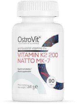 OstroVit Vitamin K2 200 Natto MK-7 Вітамін К2 90 таблеток 819028 фото