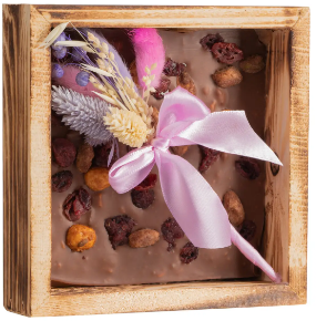 Шоколад молочный Laviva Chocolate "Mini Flower" 33.6 % Milk chocolate 170 г (UA-0002) 1381030 фото