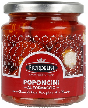 Перец Fiordelisi фаршированный козьим сыром в масле 280 г (8019176114871) 1280915 фото