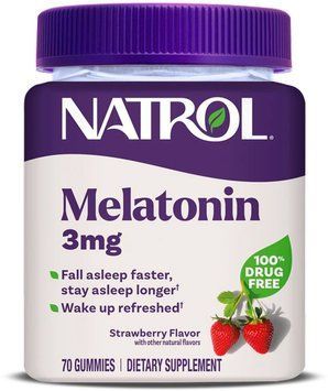 NATROL Melatonin 3mg - 70 gummies 1456268 фото